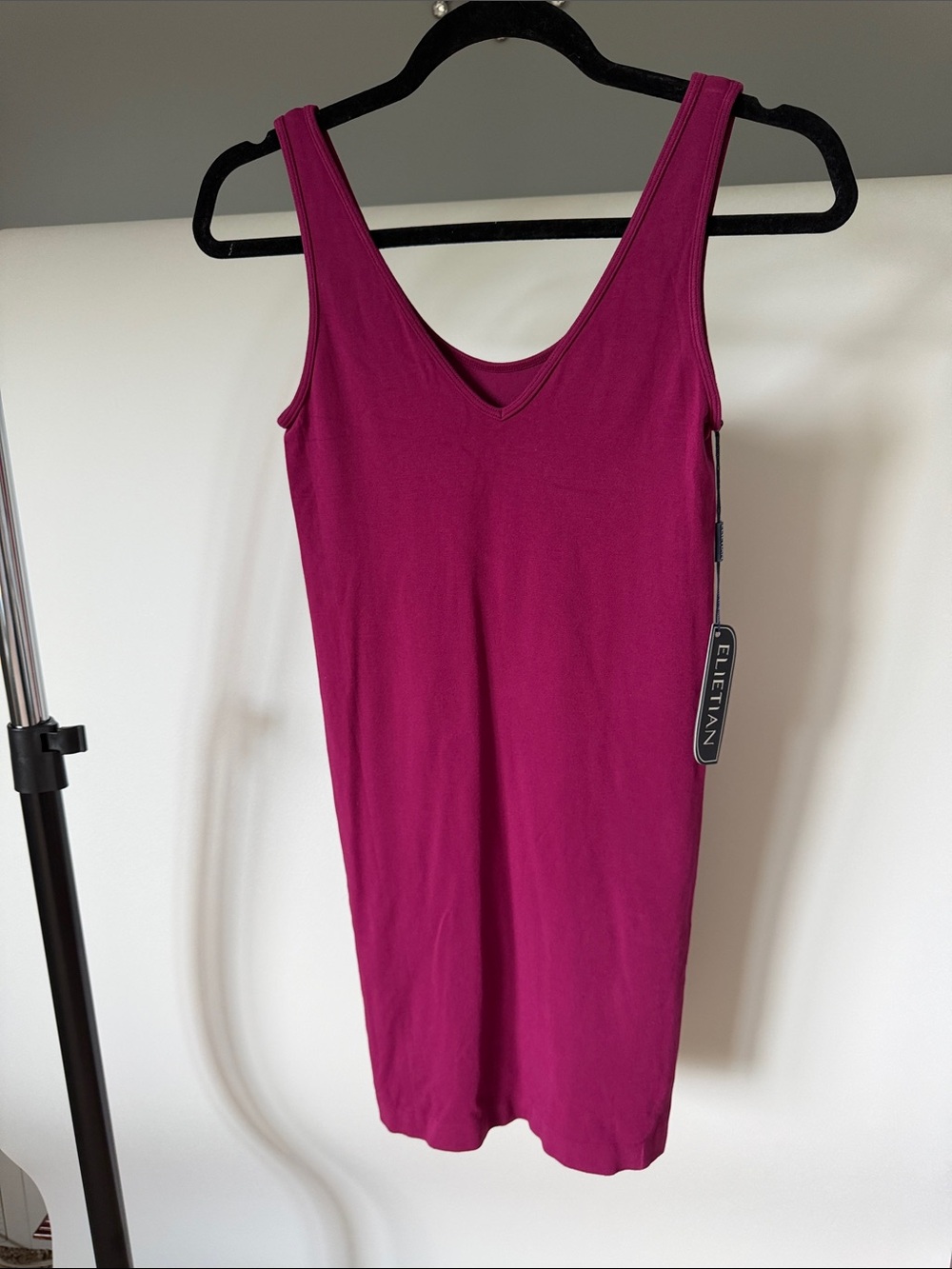 Magenta V-Neck Tank
